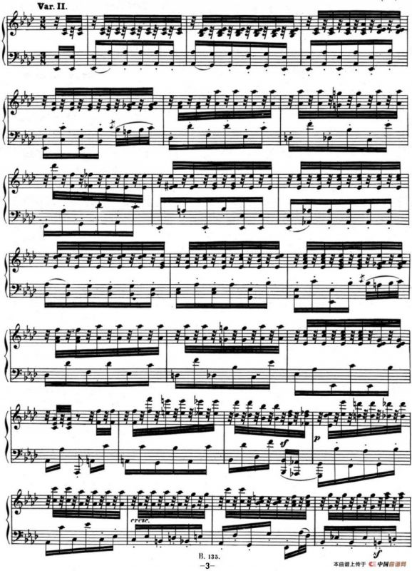 贝多芬钢琴奏鸣曲12 葬礼进行曲 降A大调 Op.26 A-flat major