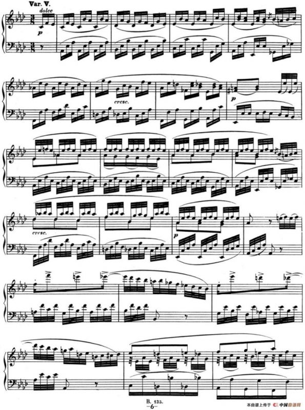 贝多芬钢琴奏鸣曲12 葬礼进行曲 降A大调 Op.26 A-flat major