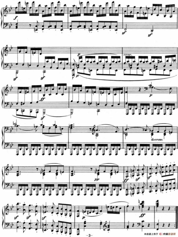 贝多芬钢琴奏鸣曲11 降B大调 Op.22 B-flat major