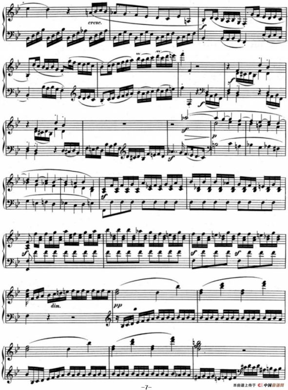 贝多芬钢琴奏鸣曲11 降B大调 Op.22 B-flat major