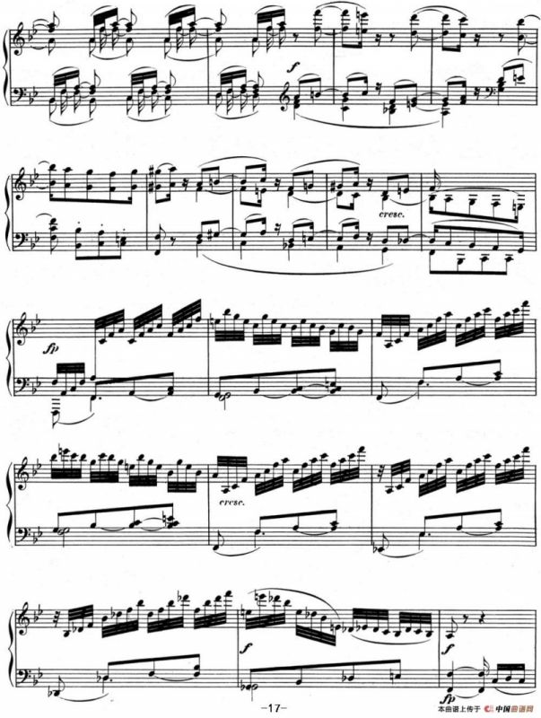 贝多芬钢琴奏鸣曲11 降B大调 Op.22 B-flat major