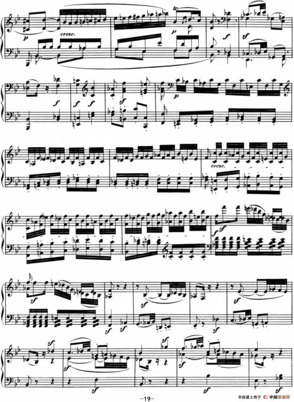 贝多芬钢琴奏鸣曲11 降B大调 Op.22 B-flat major