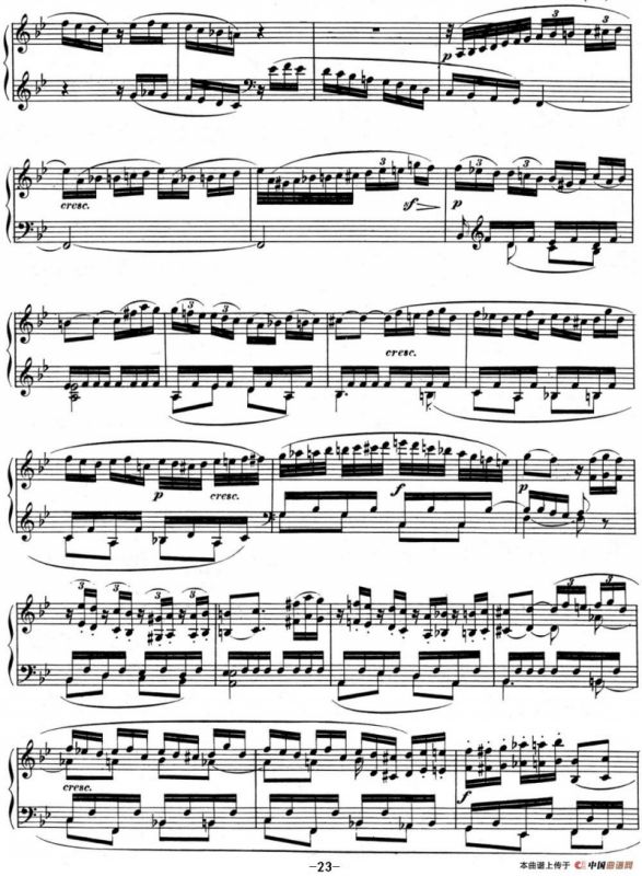 贝多芬钢琴奏鸣曲11 降B大调 Op.22 B-flat major