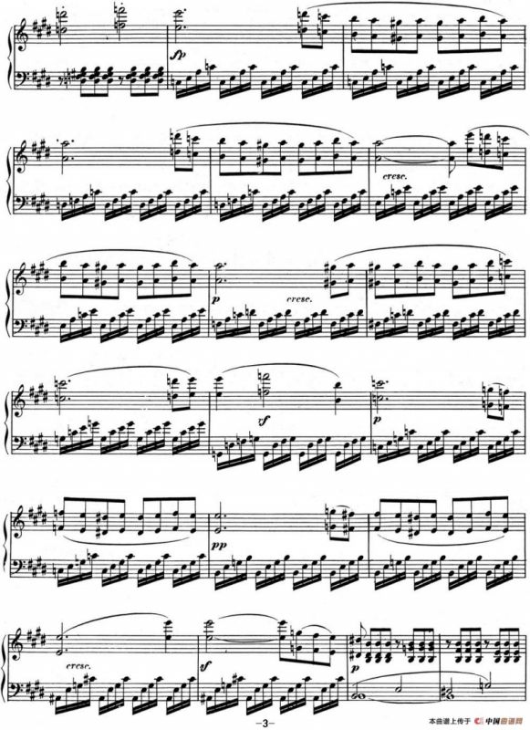 贝多芬钢琴奏鸣曲09 E大调 Op.14 No.1 E major