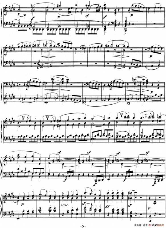 贝多芬钢琴奏鸣曲09 E大调 Op.14 No.1 E major