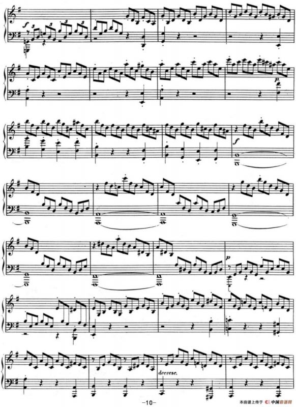 贝多芬钢琴奏鸣曲09 E大调 Op.14 No.1 E major