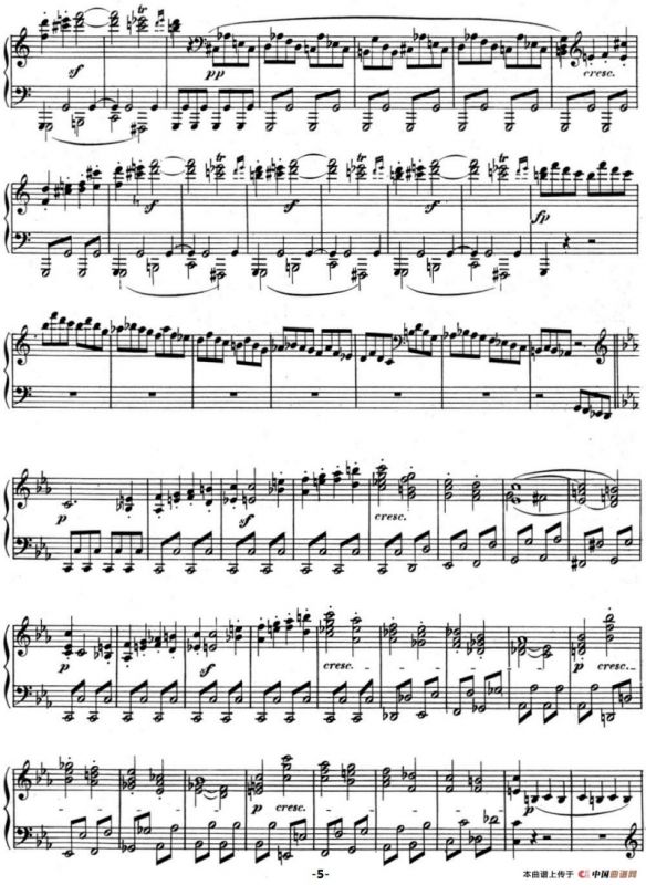 贝多芬钢琴奏鸣曲08 悲怆 C小调 Op.13 C minor