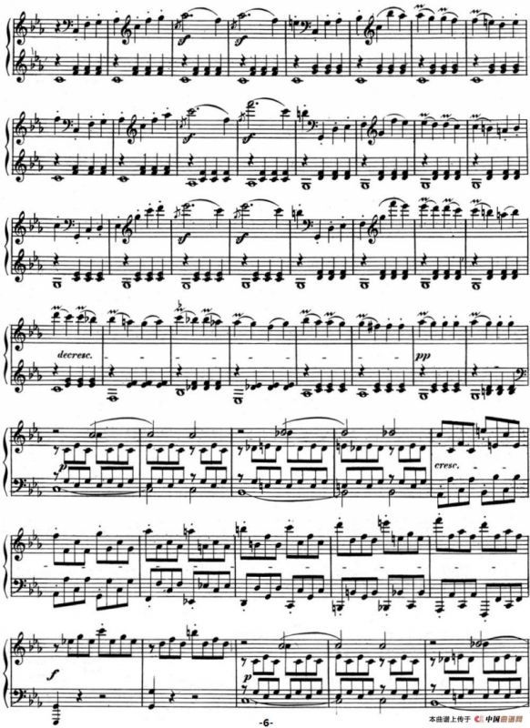 贝多芬钢琴奏鸣曲08 悲怆 C小调 Op.13 C minor