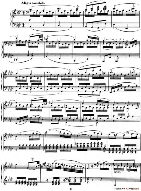 贝多芬钢琴奏鸣曲08 悲怆 C小调 Op.13 C minor