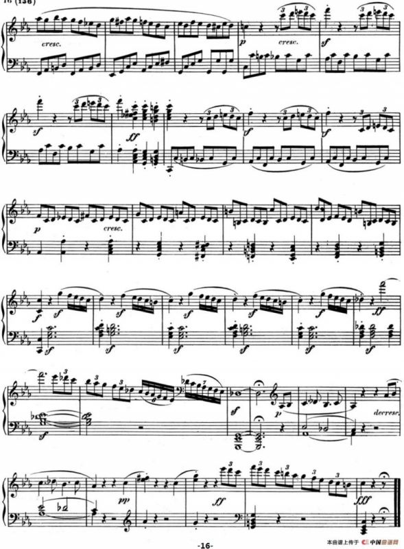 贝多芬钢琴奏鸣曲08 悲怆 C小调 Op.13 C minor