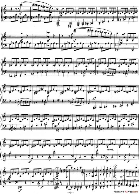 贝多芬钢琴奏鸣曲07 D大调 Op.10 No.3 D major