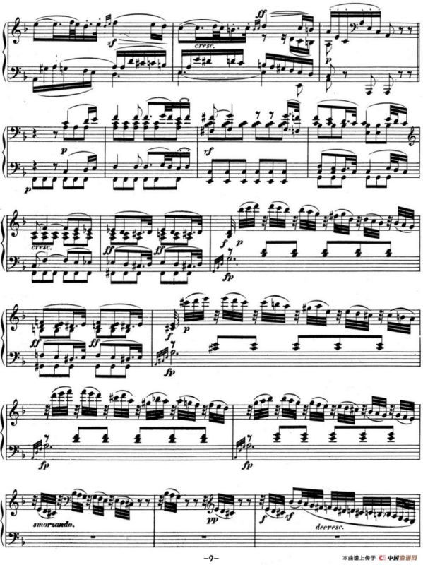 贝多芬钢琴奏鸣曲07 D大调 Op.10 No.3 D major