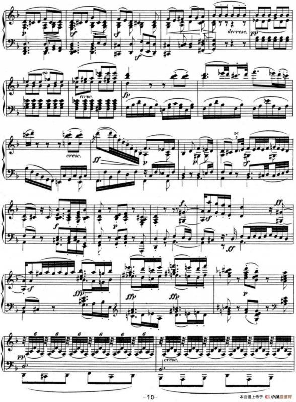 贝多芬钢琴奏鸣曲07 D大调 Op.10 No.3 D major