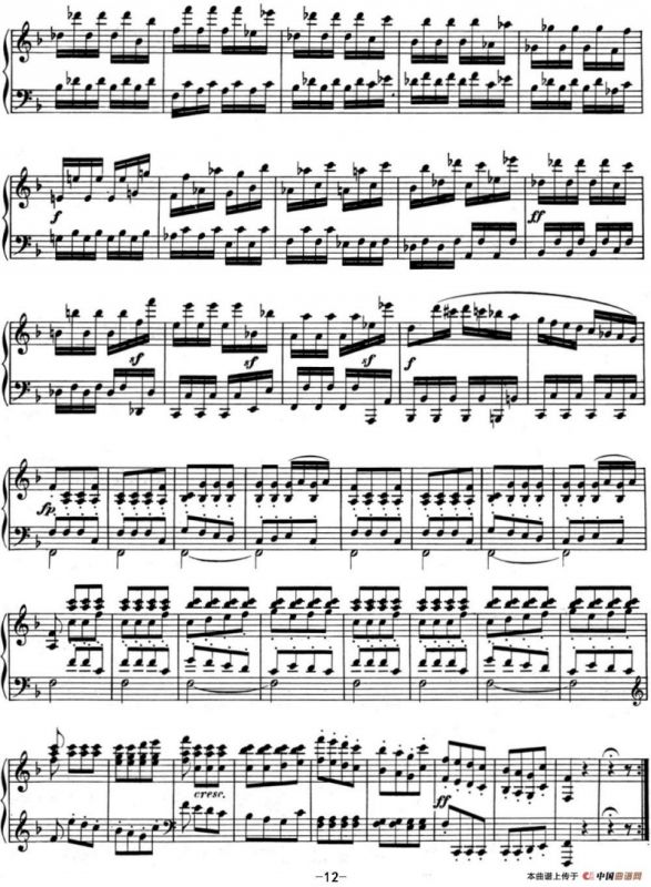 贝多芬钢琴奏鸣曲06 F大调 Op.10 No.2 F major