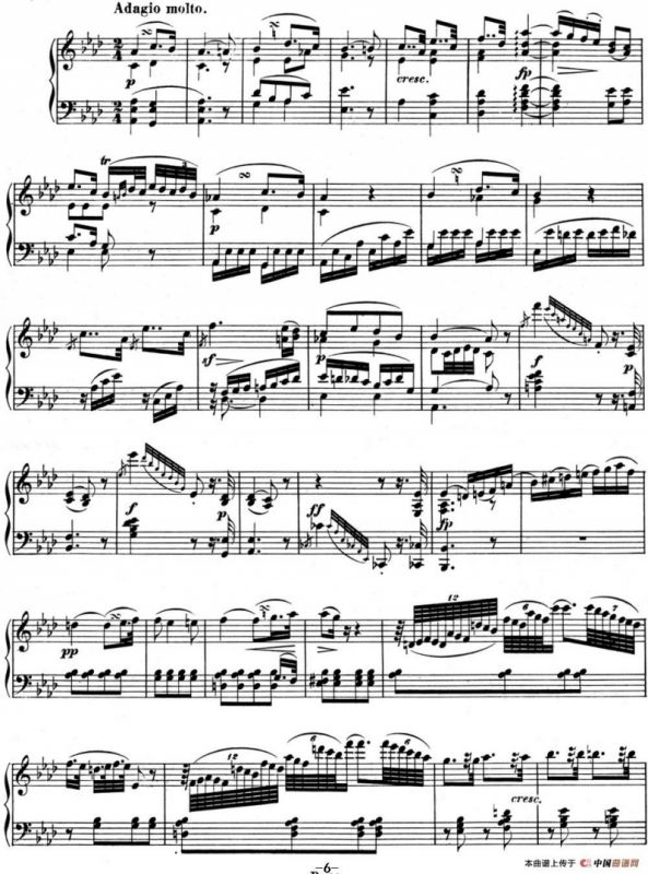 贝多芬钢琴奏鸣曲05 c小调 Op.10 No.1 C minor