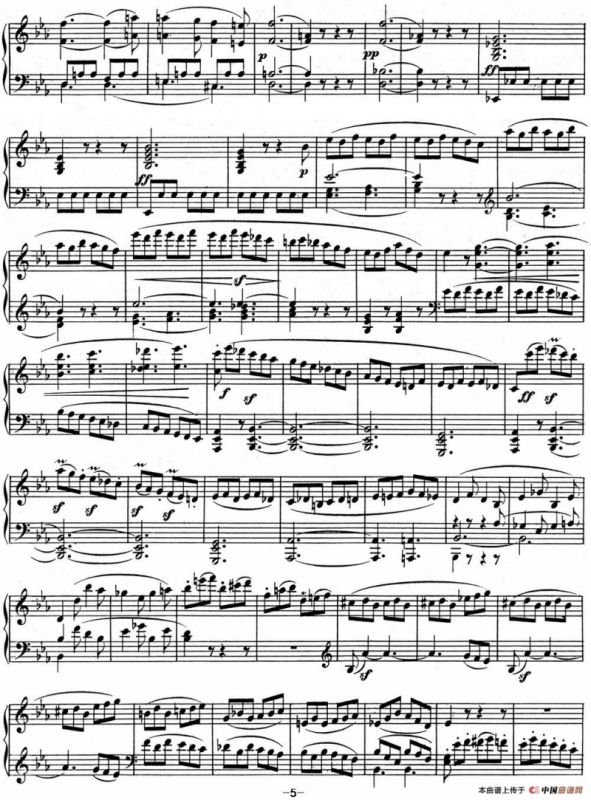 贝多芬钢琴奏鸣曲04 大调奏鸣曲 降E大调 Op.7 E-flat major