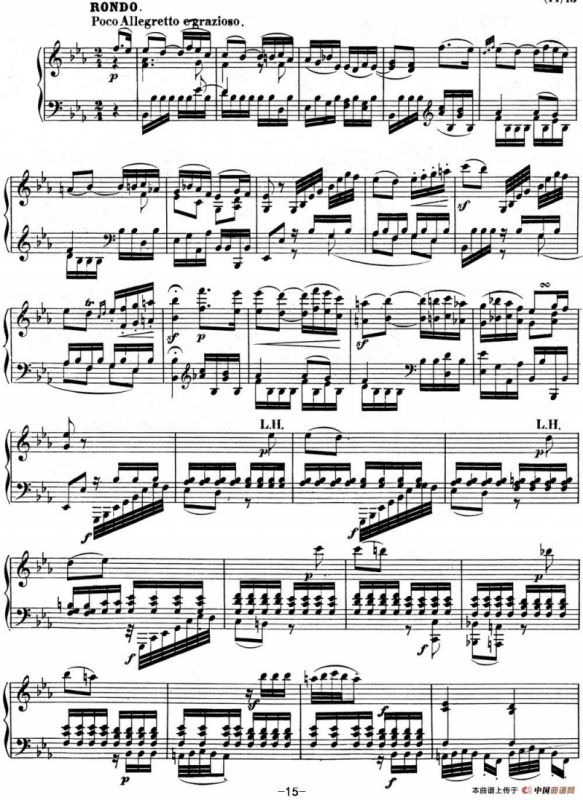 贝多芬钢琴奏鸣曲04 大调奏鸣曲 降E大调 Op.7 E-flat major