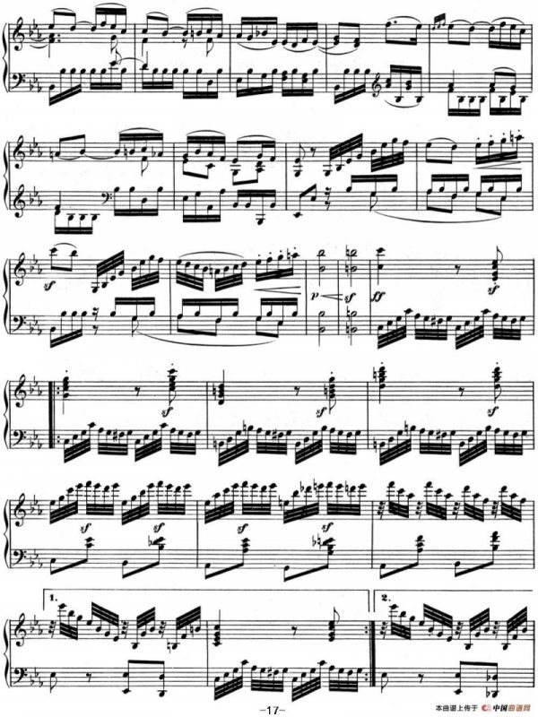 贝多芬钢琴奏鸣曲04 大调奏鸣曲 降E大调 Op.7 E-flat major