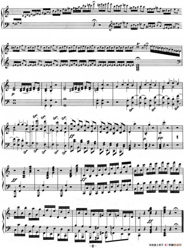 贝多芬钢琴奏鸣曲03 C大调 Op.2 No.3 C major