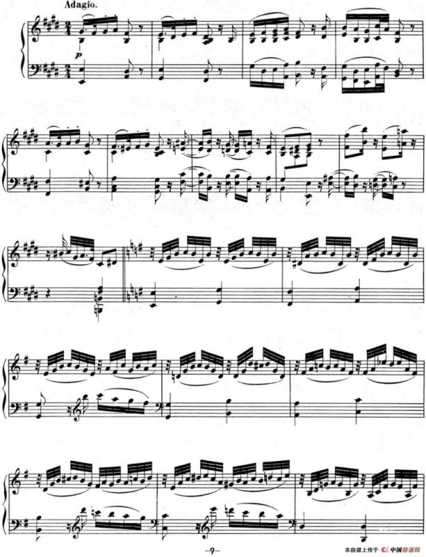 贝多芬钢琴奏鸣曲03 C大调 Op.2 No.3 C major