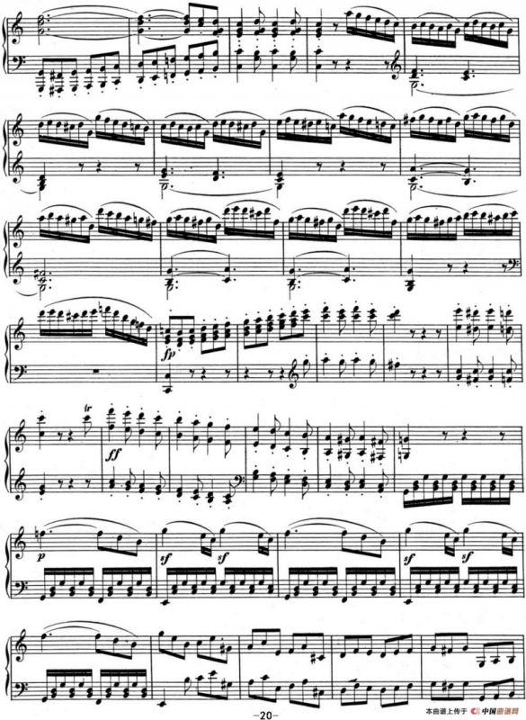 贝多芬钢琴奏鸣曲03 C大调 Op.2 No.3 C major