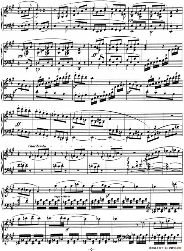 贝多芬钢琴奏鸣曲02 A大调 Op.2 No.2 A major