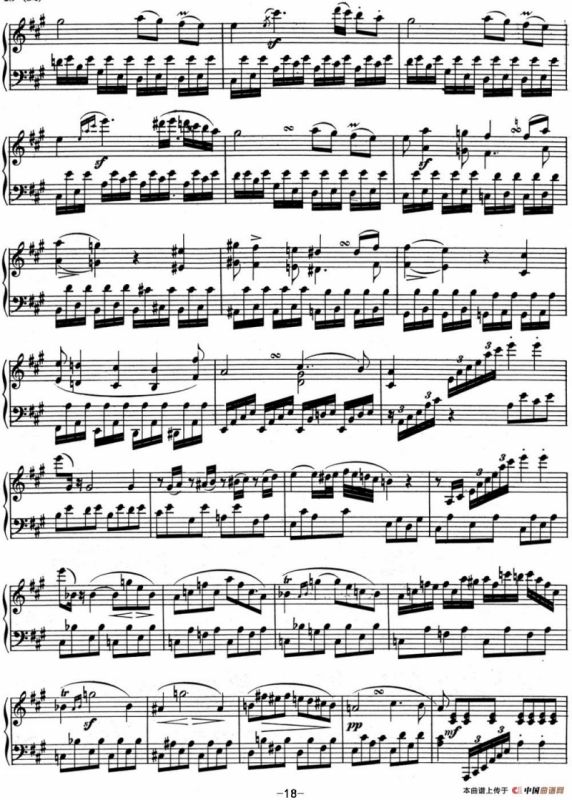 贝多芬钢琴奏鸣曲02 A大调 Op.2 No.2 A major