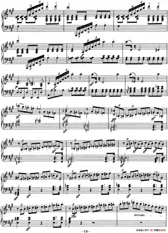 贝多芬钢琴奏鸣曲02 A大调 Op.2 No.2 A major