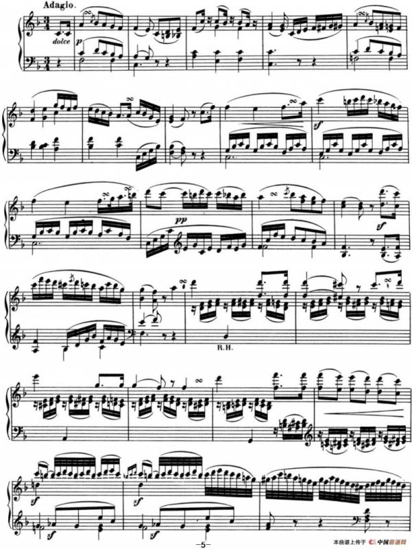 贝多芬钢琴奏鸣曲01 f小调 Op.2 No.1 F minor