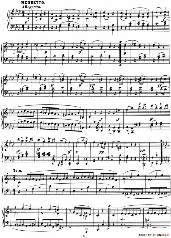 贝多芬钢琴奏鸣曲01 f小调 Op.2 No.1 F minor