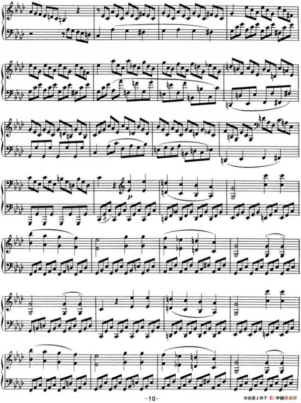 贝多芬钢琴奏鸣曲01 f小调 Op.2 No.1 F minor