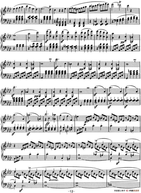 贝多芬钢琴奏鸣曲01 f小调 Op.2 No.1 F minor