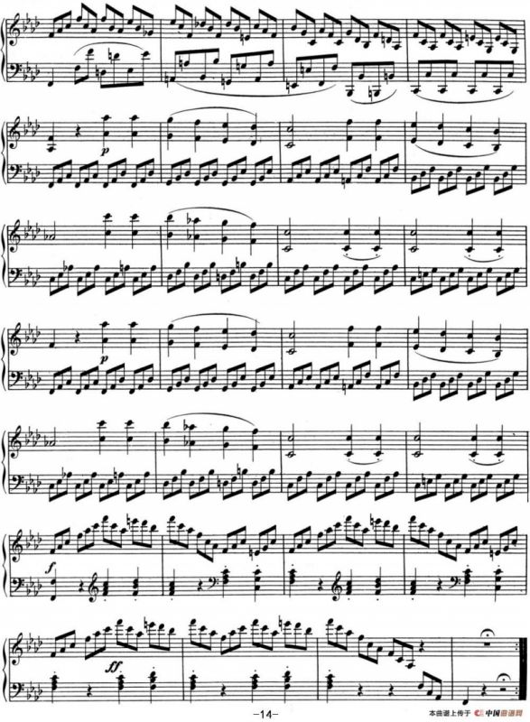 贝多芬钢琴奏鸣曲01 f小调 Op.2 No.1 F minor