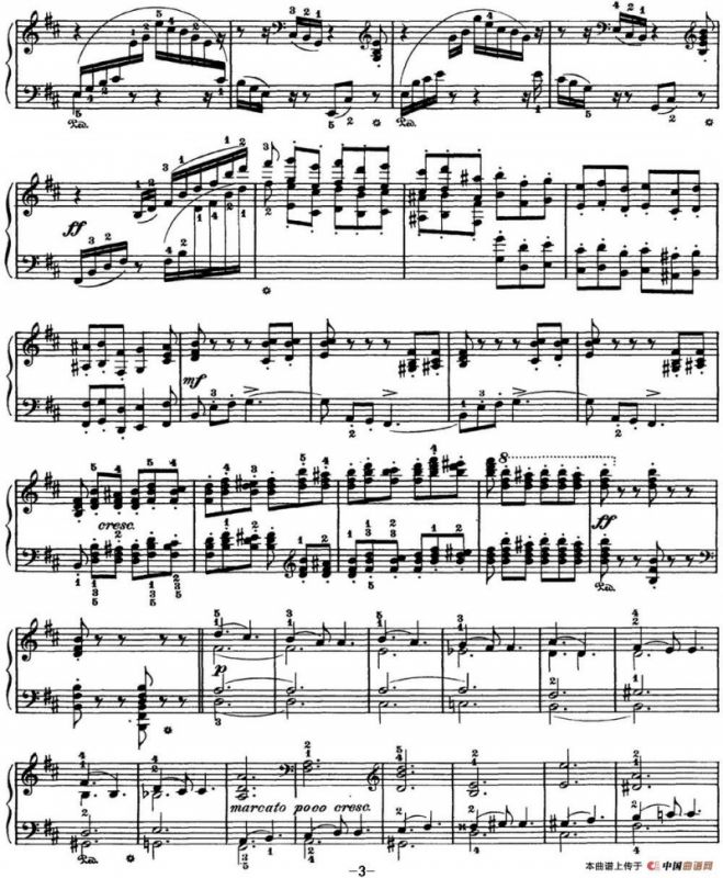 柴可夫斯基 四季 8月 收获 b小调 Harvest B minor