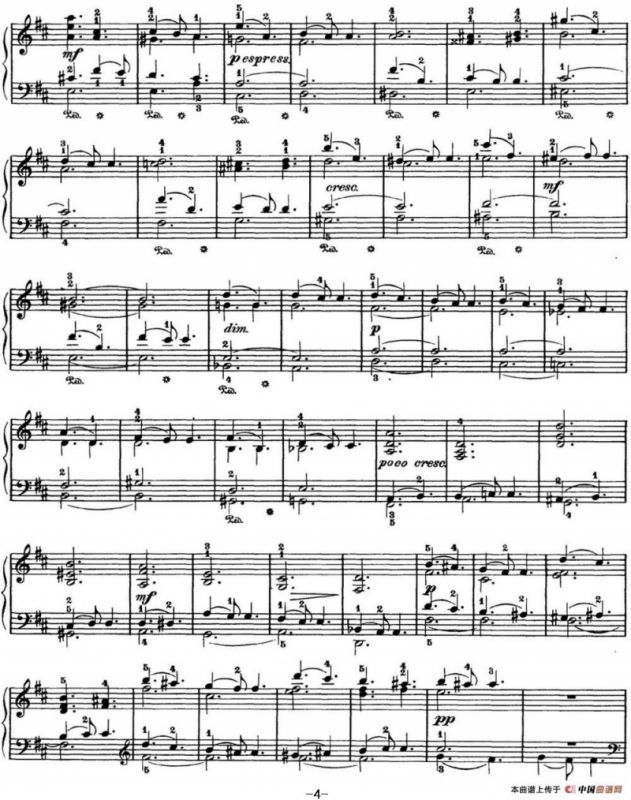 柴可夫斯基 四季 8月 收获 b小调 Harvest B minor