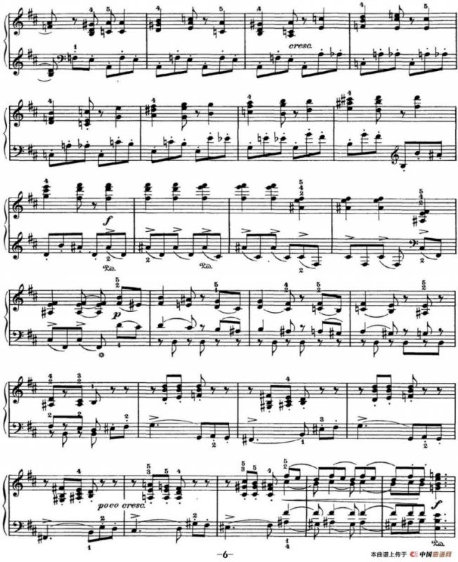 柴可夫斯基 四季 8月 收获 b小调 Harvest B minor