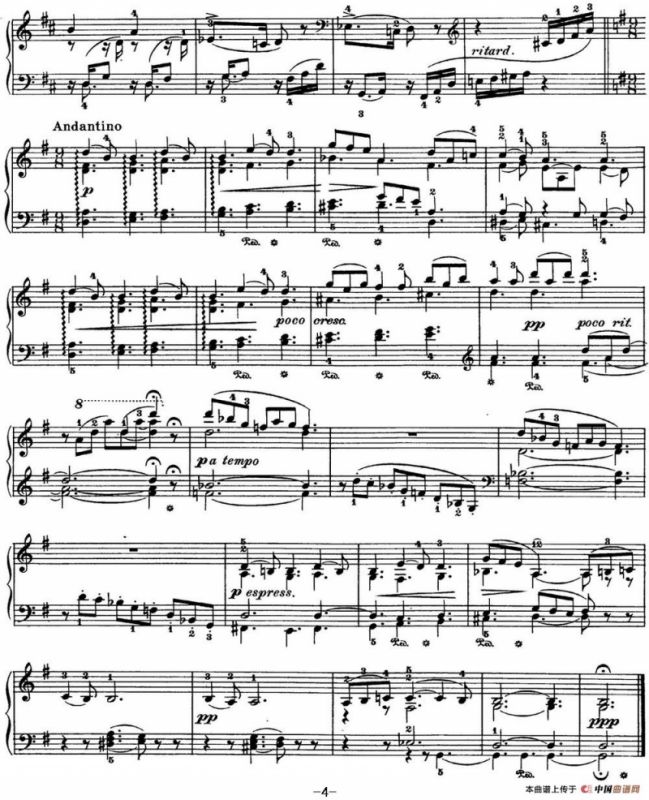 柴可夫斯基 四季 5月 清净之夜 G大调 Starlit Nights G major