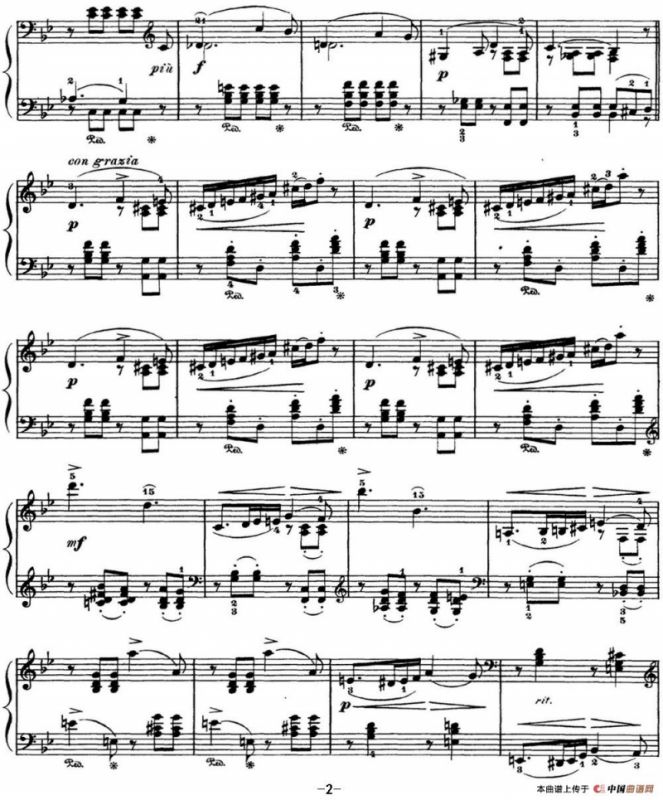 柴可夫斯基 四季 4月 松雪草 降B大调 Snowdrop B flat major