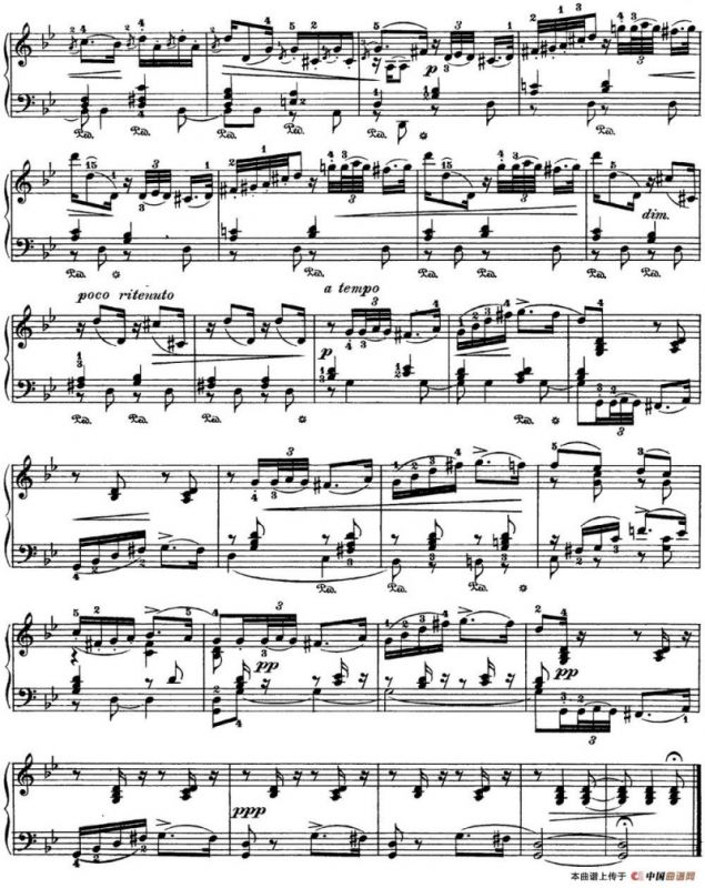 柴可夫斯基 四季 3月 云雀之歌 g小调 Song of the Lark G minor