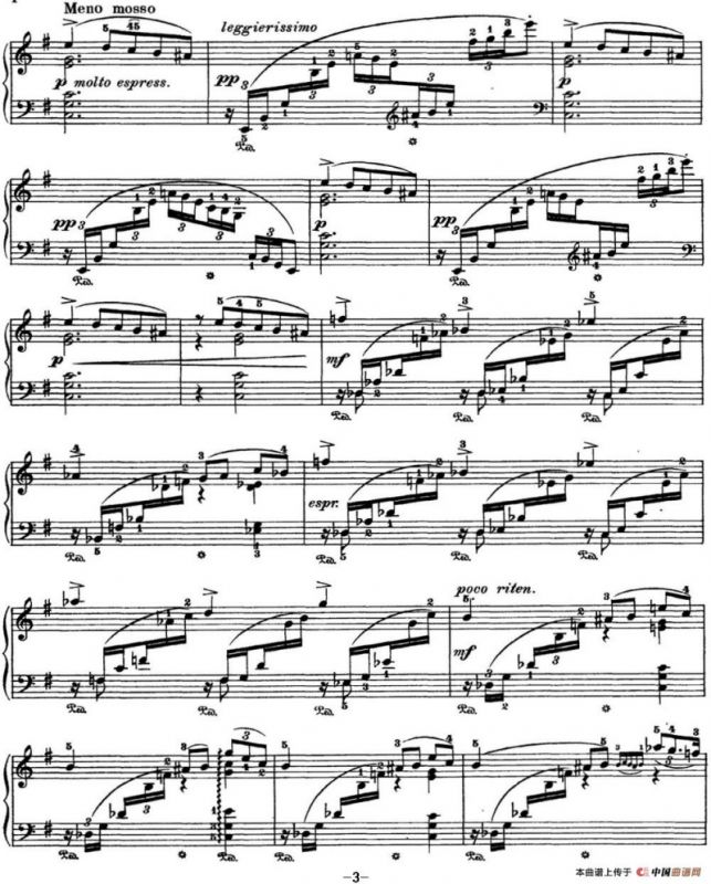 柴可夫斯基 四季 1月 壁炉边 A大调 At the Fireside A major