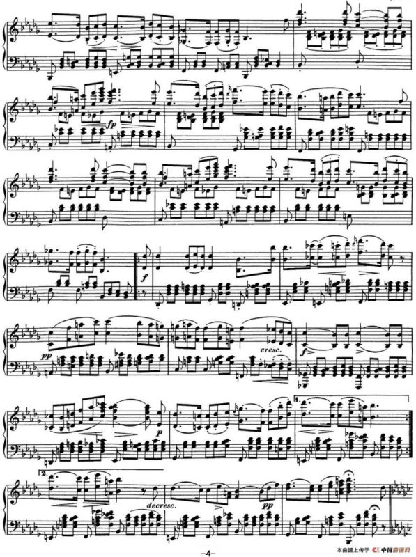 舒伯特降B大调即兴曲D.935，Op.142（NO.3）