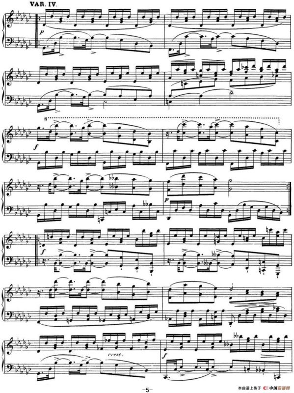 舒伯特降B大调即兴曲D.935，Op.142（NO.3）