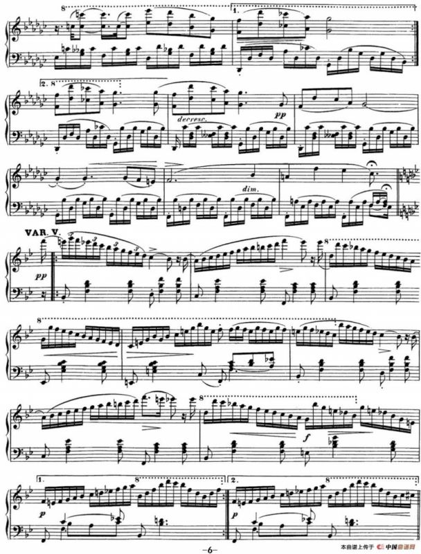 舒伯特降B大调即兴曲D.935，Op.142（NO.3）