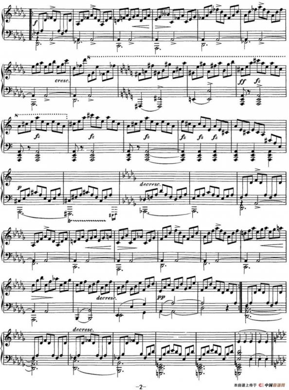 舒伯特降A大调即兴曲D.935，Op.142（NO.2）