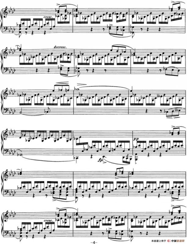 舒伯特f小调即兴曲D.935，Op.142（NO.1）