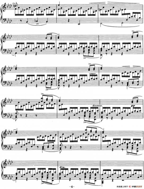 舒伯特f小调即兴曲D.935，Op.142（NO.1）