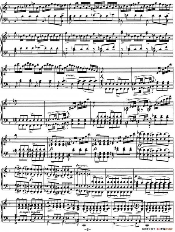 舒伯特f小调即兴曲D.935，Op.142（NO.1）