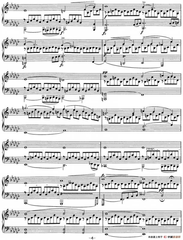 舒伯特降G大调即兴曲D.899，Op.90（NO.3）