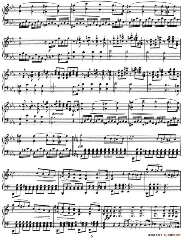 舒伯特c小调即兴曲D.899，Op.90（NO.1）