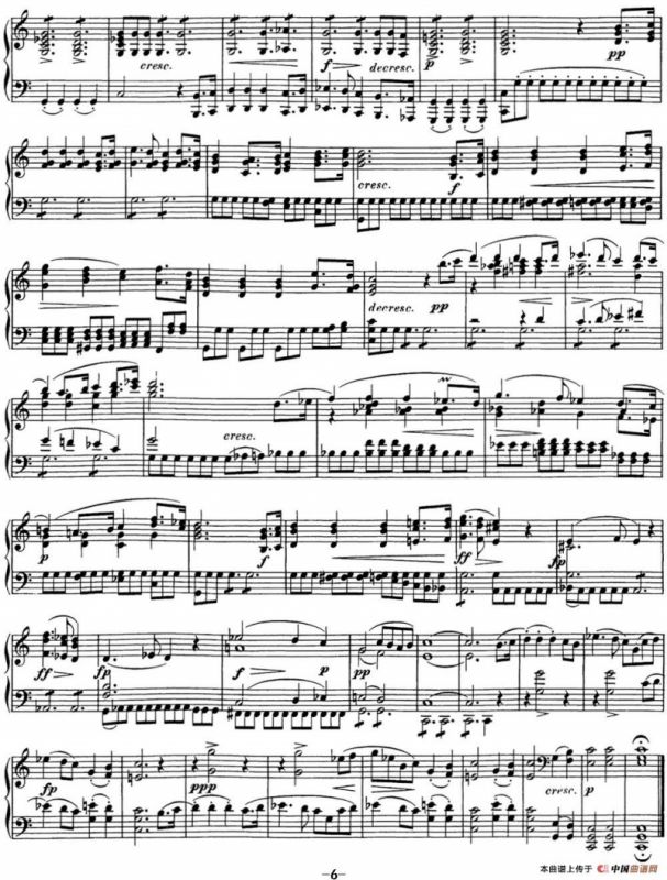 舒伯特c小调即兴曲D.899，Op.90（NO.1）